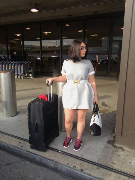 Dress with sneakers || ❤️ this sooooooooo much Dress With Sneakers Plus Size, Sneaker Dress, Chubby Style, Plus Size Summer Outfits, Look Plus Size, Plus Size Summer Outfit, Plus Size Fashion For Women, Plus Size Summer, Body Shaper