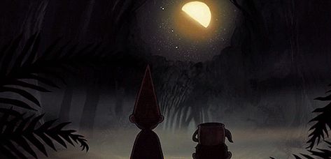 Wirt and Greg OVER THE GARDEN WALL Over The Garden Wall Gif, Greg Over The Garden, Greg Over The Garden Wall, Wall Computer, Computer Backgrounds, Mysterious Places, Over The Garden Wall, Wall Banner, Wall Background