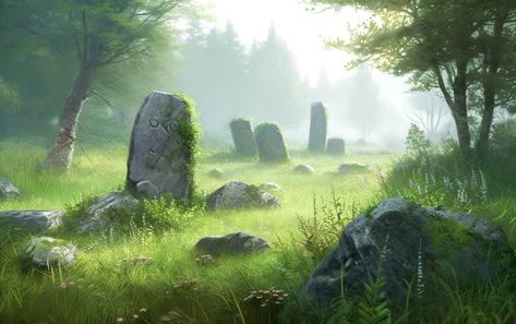 #fantasy #landscape# runestones #ancient #grass #field #conceptart #ai Fantasy Field Art, Fantasy Grassland Art, Fantasy Grassland Landscape, Fantasy Meadow Landscape, Grassland Concept Art, Training Field Fantasy Art, Fantasy Plains Landscape, Fantasy Field Landscape, Fantasy Prairie