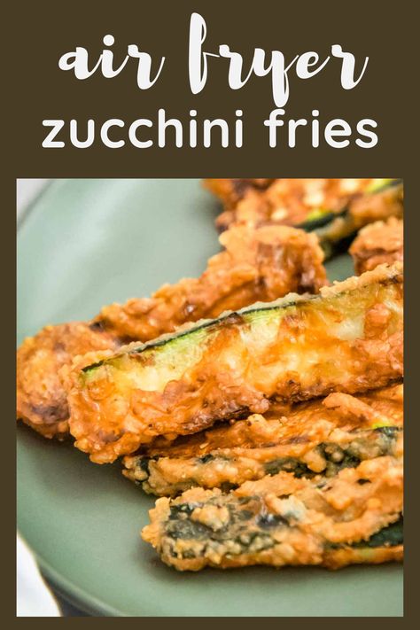 Air Fryer Zucchini Fries are a light, crispy, and healthy snack that work perfectly as an appetizer or impressive side dish. This air fried zucchini is simple, with only 4 ingredients required! Serve with your favorite sauce or season it to your preference; this versatile zucchini fries recipe is so easy to make your own! Zucchini Fries Air Fryer, Weight Watchers Zucchini, Fries Air Fryer, Air Fryer Zucchini Fries, Fries In The Air Fryer, Fried Zucchini Recipes, Air Fryer Zucchini, Guilt Free Snacks, Beef Casserole Recipes