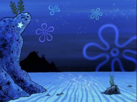 Spongebob Landscape Wallpaper, Spongebob Landscape, Spongebob Scenery, Spongebob Background, Spongebob Pics, Spongebob Drawings, Spongebob Painting, Birthday Invitation Card, Nickelodeon Spongebob