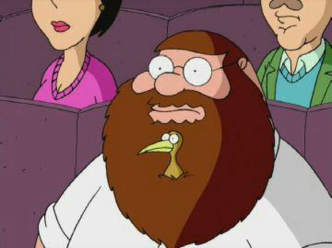 Peter Griffin Characters With Beards, Independent Reading Activities, Griffin Family, Peter Beard, Peter Griffin, Beards, Cartoon Characters, Family Guy, Music