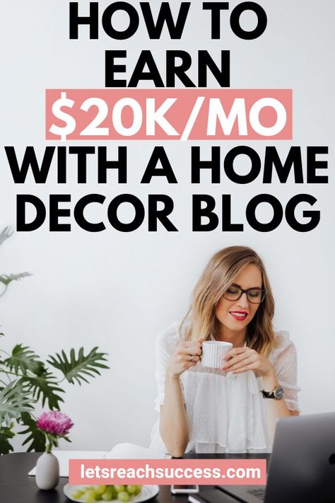 Earn Money Blogging, Home Decor Blog, Blog Topics, Writing Blog Posts, Instagram Influencer, Blog Traffic, Decorating Blogs, Home Based Business, Blogging For Beginners