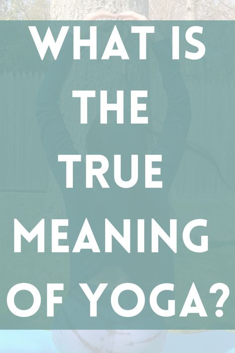 What is the true meaning of yoga. Many people would explain the definition of yoga as a physical form of exercise but it is so much more than this. The "vinyasa" part of yoga did not come around until more recent years. When we look around the time where yoga began, yoga was more about a way of life and connection with something greater than ourselves. Meditation was a part of yoga in ancient times. So yoga as a whole really works on our body, mind, and soul. Yoga Meaning, Yoga Definition, Yoga Articles, What Is Yoga, Yoga Philosophy, Restorative Yoga, Improve Flexibility, Vinyasa Yoga, Yoga Tips