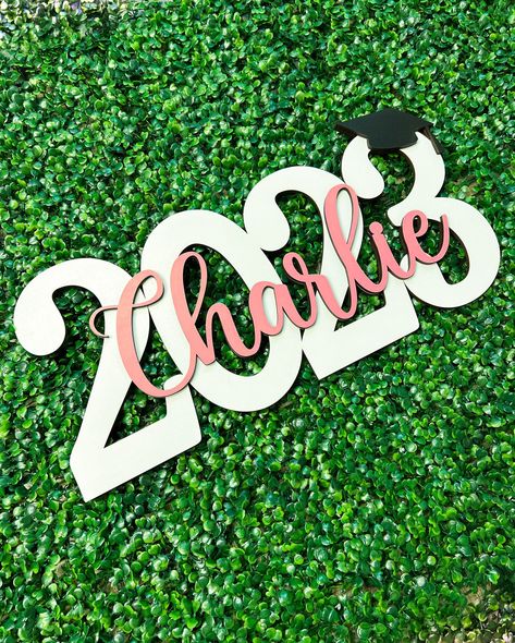 Graduation Party Signs, Graduation Signs, Wood Name Sign, Graduation Banner, Graduation Day, Banner Backdrop, Graduation Party Decor, Party Signs, Name Signs