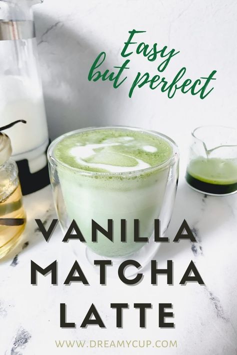 Matcha Tea Latte Recipe, Protein Matcha, Vanilla Matcha Latte, Matcha Tea Recipes, Matcha Drink Recipes, Boba Tea Recipe, Matcha Tea Latte, Matcha Green Tea Recipes, Sweet Matcha