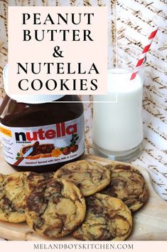 Nutella Ideas, Peanut Butter Cookie Recipes, Easy Manicotti Recipe, Peanut Butter Nutella Cookies, Butter Cookie Recipes, Nutella Peanut Butter, Manicotti Recipe, Peanut Butter Nutella, Nutella Desserts