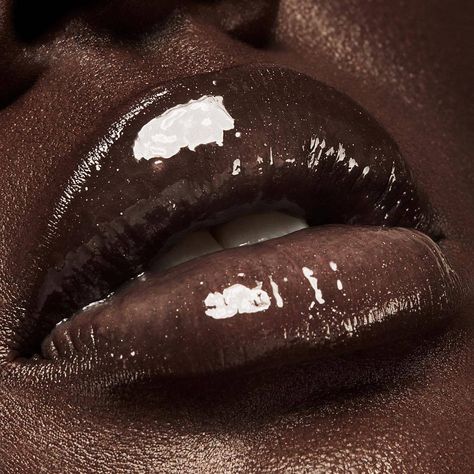 Lip Color, Dark Brown, I Hope, Lips, Paint, White, Color