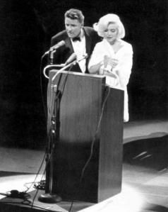 Peter Lawford and Marilyn Monroe at John F. Kennedy's birthday celebration in 1962. Jfk Birthday, Marilyn Monroe 1962, Birthday Gala, Peter Lawford, The Rat Pack, Norma Jean Baker, Candle In The Wind, Joe Dimaggio, Maria Callas