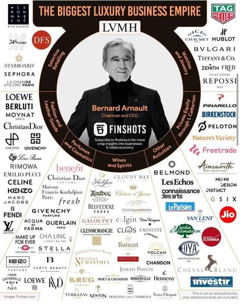 Bernard Arnault, Business Empire, Luxury Brand Names, Morgan Stanley, Richest In The World, Rich Family, Fashion Vocabulary, Animal Nutrition, Business Infographic