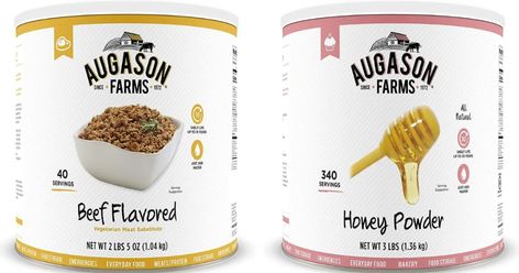 60% Off Augason Farms Foods on Amazon | 72-Hour Emergency Food Kit Only $13.47 (Reg. $28) Honey White Bread, Augason Farms, Emergency Food Kit, Cheese Dip Mexican, Cheesy Broccoli Soup, Food Kit, Farm Cheese, Best Veggie Burger, Chowder Soup