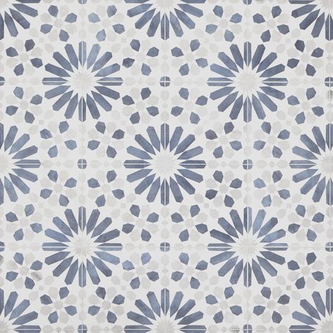 Adessi | Casablanca Sky Matte Porcelain Tile, 17 x 17, Blue, 10 mm Thick - Floor & Decor Hallway Tiles, Easy Tile, Grey Ceramic Tile, Ceramics Tiles, Porcelain Design, Parts Of Stairs, Matte Porcelain Tile, Hallway Inspiration, Cricut Stencils