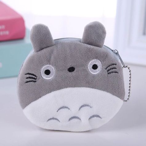 Totoro Merchandise, Cotton Wallet, Totoro Plush, Wallets For Girls, Purse Cute, Plush Bags, Cute Wallets, Plush Backpack, Wallet Pouch