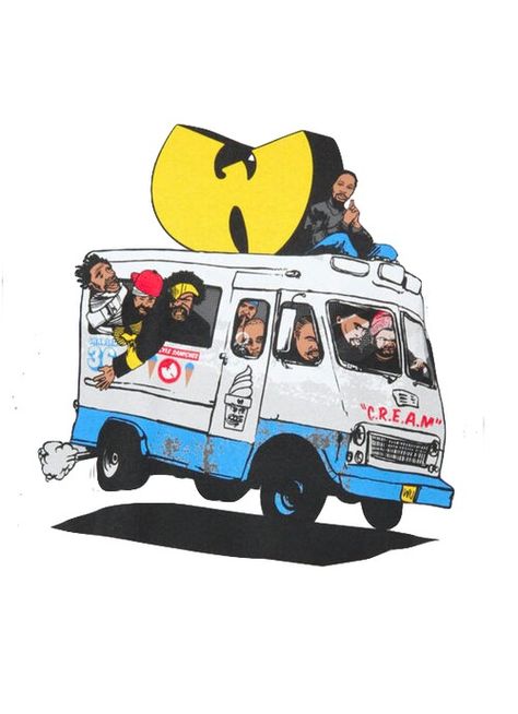 C.R.E.A.M Wu Tang Tattoo, Hip Hop Artwork, Real Hip Hop, Wu Tang Clan, Hip Hop Art, Desenho Tattoo, Wu Tang, Dope Art, Hip Hop Culture