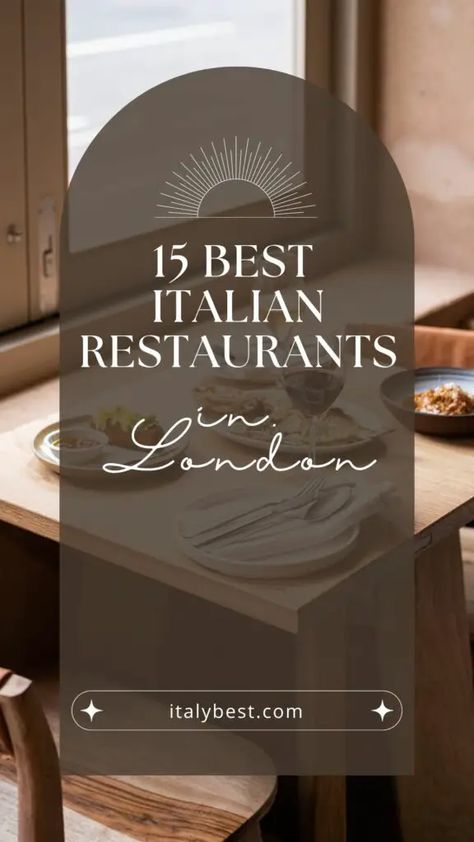 15 Best Italian Restaurants in London - Italian restaurants London Italian Restaurant Interior Design, Italian Restaurant Design, Italian Restaurant Interior, Funky Interior Design, Restaurants London, Best Italian Restaurants, Types Of Pizza, Restaurants In London, Italian Restaurants