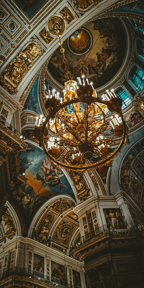 Church Ceiling, Castle Aesthetic, Architecture Wallpaper, Rennaissance Art, Cathedral Architecture, Travel Architecture, View Art, Painting Gold, Baroque Architecture