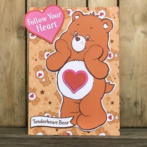 Sister Day, Bear Card, Care Bear, Care Bears, Cute Cards, Drawing Ideas, Boyfriend Gifts, Bears, Teddy Bear