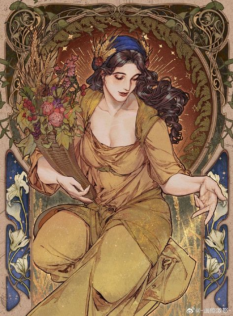 Alphonse Mucha Art, رورونوا زورو, Mucha Art, Art Nouveau Illustration, Nerd Life, المملكة العربية السعودية, Arte Sketchbook, Ap Art, Dope Art