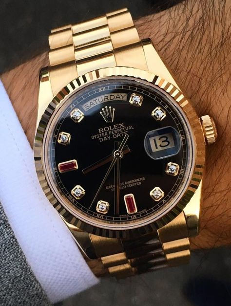 Rolex Presidential, Swiss Army Watches, Watches Rolex, Rolex Watches For Men, Gold Rolex, Rolex Watch, Luxury Timepieces, Seiko Watches, Rolex Day Date