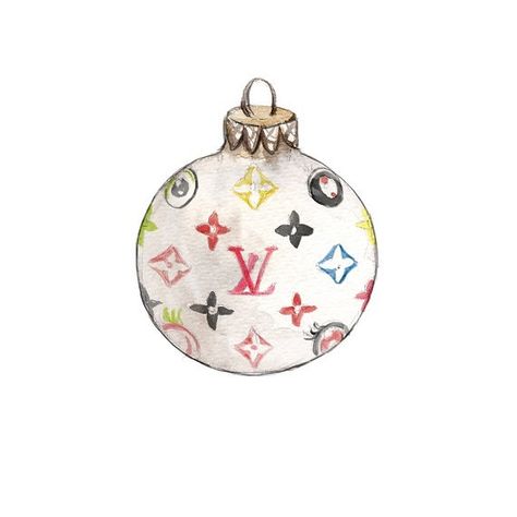 A Louis Vuitton Christmas Glam Tree, Vegas Christmas, Xmas Illustration, Las Vegas Christmas, Christmas Glam, Cricut Christmas Ideas, Saved Images, Louis Vuitton Gifts, Christmas Illustrations