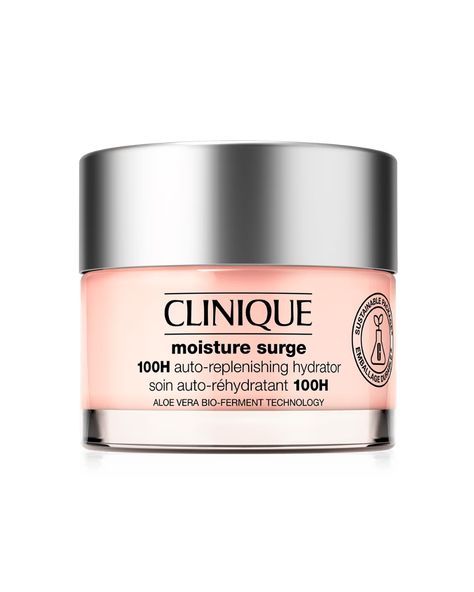 Moisture Surge™ 100H Auto-Replenishing Hydrator | Clinique Clinique Skincare, Moisture Surge, Water Source, Cream Moisturizer, Clinique Moisture Surge, Tighter Skin, Clinique Moisturizer, Acne Care, Gel Moisturizer