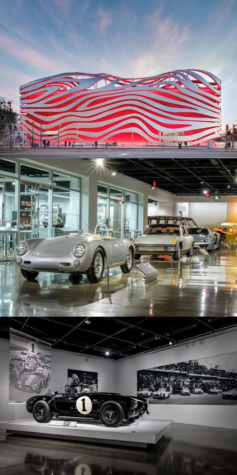 Petersen Automotive Museum, Peterson Automotive Museum, Car Museum Architecture, Minecraft Museum, California Bucket List, Museum Plan, California Roadtrip, Los Angeles Museum, Model House