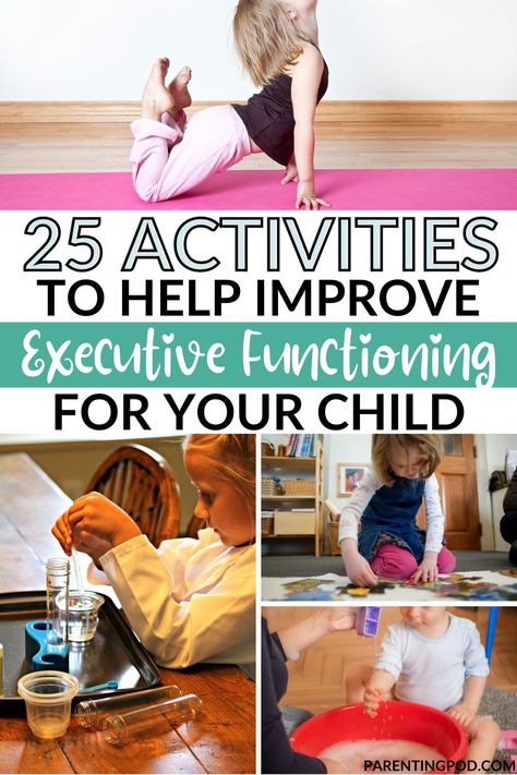 Occupational Therapy Executive Functioning Activities, Executive Functioning Preschool, Executive Functions Activities, Executive Functioning Activities Kids, Motor Planning Activities For Kids, 4k Activities, Executive Functioning Activities, Teaching Executive Functioning, Help Kids Focus