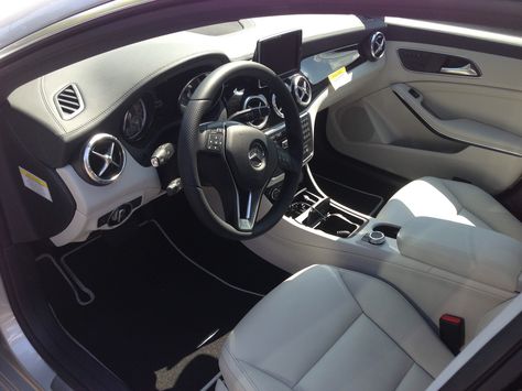 Mercedes Benz Cla250 ash leather interior Leather Interior, Steering Wheel, Luxury Cars, Mercedes Benz, Ash, Cars, Vehicles, Leather