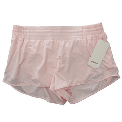 Lululemon Hotty Hot High Rise Stmi Strawberry Milkshake Pink Shorts 2.5" Size 12 Step Into Your Workout Routine With Renewed Vigor In These Lululemon Athletic Shorts. The Light Pink Hue Harmonizes With The Sleek Design To Make A Statement In Your Fitness Wardrobe. With Features Like A Low Rise Elastic Waistband And Attached Tag, These Shorts Blend Practicality With Style. Condition: New Condition Size: 12 Features: Elastic Waistband, Light Pink Color, Attached Tag, Low-Rise, Athletic Brand: Lulu Luku Shorts, Light Pink Lululemon Shorts, Lululemon Hottie Shorts, Lululemon Shorts Png, Ballet Fits, Pink Lululemon Shorts, Sporty Clothes, Black Lululemon Shorts, Fitness Wardrobe