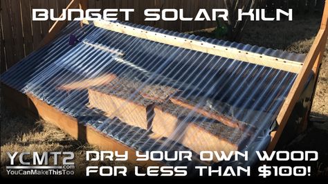 Budget DIY Solar Kiln Solar Kiln, Wood Turning Blanks, Wood Kiln, Diy Budget, Wood Router, Wood Turning Projects, Cool Woodworking Projects, Backyard Diy Projects, Diy Solar