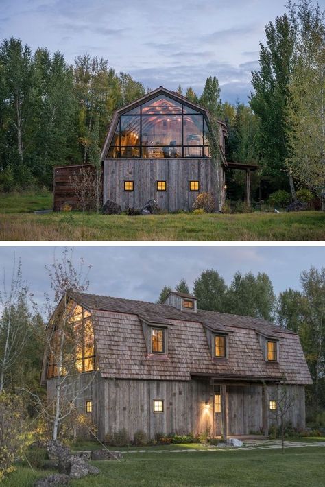 Old Barn House, Barn House Conversion, Barn Houses, Commercial And Office Architecture, Barn Living, Converted Barn, Barn Renovation, Modern Barn House, Barn Homes