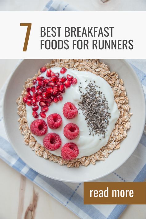 best-breakfast-food-for-runners Best Foods For Cross Country Runners, Food For Runners Recipes, Breakfast For Athletes Healthy, Runner Breakfast Ideas, Breakfast Ideas For Runners, Runners Breakfast Ideas, Healthy Meals For Runners, Breakfast Before Running, Healthy Snacks For Runners