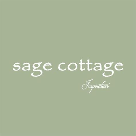 Sage Bedrooms, Sage Cottage, Brick Paint Colors, Cottage Names, Sage Kitchen, Sage Green Paint, Living Room Wall Color, Cottage Decor Farmhouse, Farmhouse Paint Colors