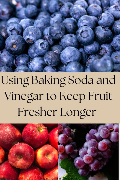 Fruit Cleaning, Fruit Wash, Fruit Veggie Wash, Fruit And Vegetable Wash, Baking Soda And Vinegar, Baking Soda Benefits, Fruit Fruit, Baking Soda Uses, Fruit And Veg