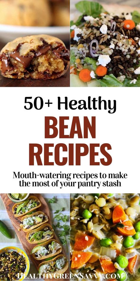 If your bean routine needs a shake-up, these inventive uses for beans are just the ticket out of bean boredom. Frugal, healthy & delicious bean recipes, everything from bean soups, mains & sides to desserts made with these nutritional powerhouses! #beanrecipes #vegetarianrecipes #beansoups #beandishes #plantbaseddiet #eatfortheplanet #ecofriendly #frugal Greger Recipes, Healthy Bean Recipes, Vegetarian Bean Recipes, Beans Recipe Healthy, Bean Soups, Dry Beans Recipe, Michael Greger, Bean Dishes, Healthy Beans