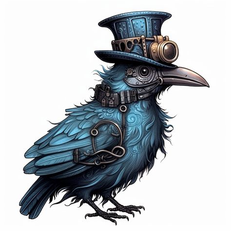 Décor Steampunk, Steampunk Circus, Steampunk Bird, Steampunk Illustration, Steampunk Animals, Mechanical Animals, Art Steampunk, Steampunk Crafts, Bird Gif