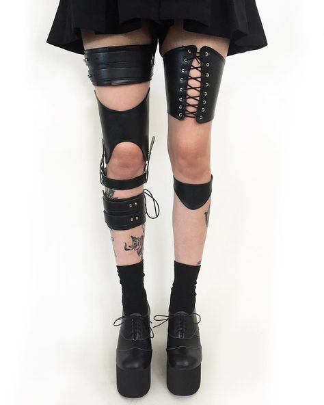 Shop Deandri on Instagram: “Leg harnesses ✖️ Suzie Qs #deandri” Cute Harness, Leg Harness, Dark Beauty, Garters, Character Outfits, Goth Fashion, Aesthetic Clothes, Fashion Inspo Outfits, Style Me