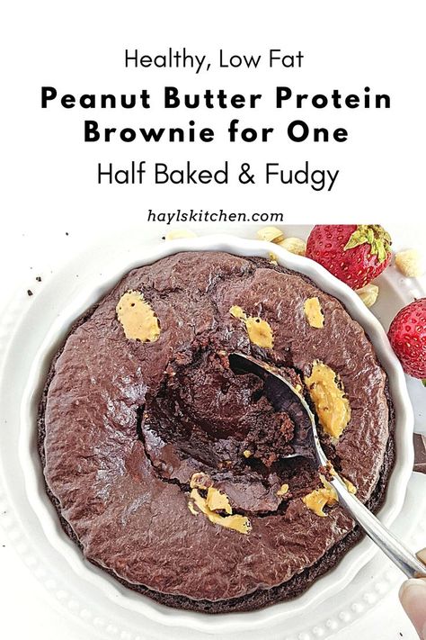 Chocolate Peanut Butter Protein Mug Cake, Protein Powder Mug Brownie, Pb2 Brownie Mix Recipes, Protein Desserts Single Serve, Single Serve Protein Dessert, Protein Brownie In A Mug, Devotion Protein Powder Recipes, Protein Mug Brownie, Mug Cake Protein Powder