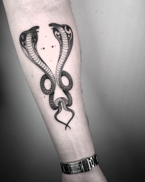 3,169 Likes, 44 Comments - Nathan Kostechko (@nathan_kostechko) on Instagram Nathan Kostechko, King Cobra Tattoo, Tattoo Cobra, Snakes Tattoo, Tattoos Dainty, Snake Tattoo Meaning, Cobra Tattoo, Tatuagem Masculina Pequena, Snake Tattoos