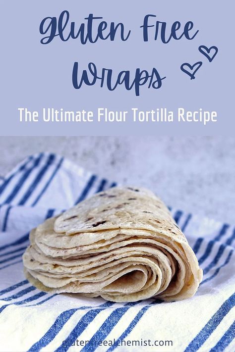 Rice Tortilla Recipe, Buckwheat Tortillas, Gluten Free Wraps Recipe, Gluten Free Tortilla Recipe, Vegan Tortillas, Tortillas Recipes, Gluten Free Tortillas Recipe, Soft Flour Tortillas, Vegan Simple