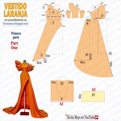 Diy Wedding Dress Patterns, Sewing Patterns Dress, Bridal Sewing Patterns, Pola Blus, Gown Sewing Pattern, Evening Dress Patterns, Girls Clothes Patterns, Pattern Draping, Corset Sewing Pattern