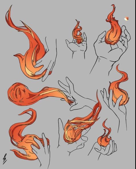 Holding Fire Drawing, Hand Holding Fire, Fire Drawing Reference, Holding Fire, Fire Sketch, Drawing Flames, Fire Drawing, Super Powers Art, Hand Drawing Reference