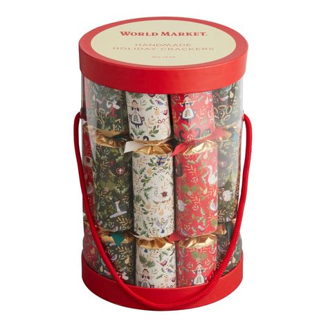 Medium 12 Days of Christmas Crackers 12 Count - World Market World Market Christmas, Christmas Crackers, The Medium, Handmade Holiday, 12 Days Of Christmas, World Market, Cozy Christmas, 12 Days, Crackers