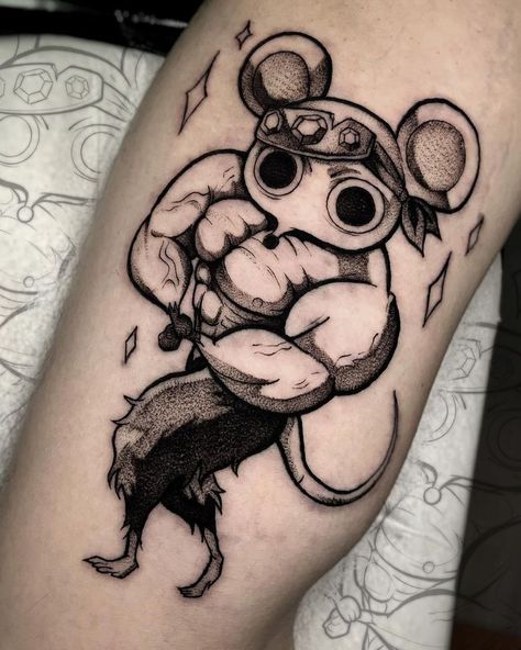 Muscle Mouse Demon Slayer, Eerie Tattoos, Moth Symbolism, Self Made Tattoo, Slayer Tattoo, Tattoo Machine Tattoo, Tattoo Ideas Unique, Hunter Tattoo, Beauty Tattoo