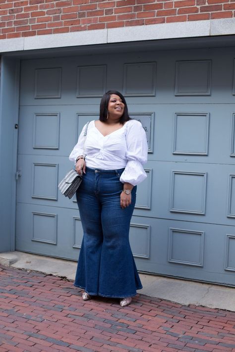 The IT Jeans: Plus Size Bell Bottoms — Chardline Chanel Bell Bottom Jeans Plus Size Outfit, Bell Bottoms Outfit Plus Size, Plus Size Bell Bottom Jeans, Black Bell Bottom Jeans Outfit Plus Size, Plus Size Bell Bottoms Outfit, Plus Size Bell Bottoms, Plus Sized Bell Bottom Jeans, Bell Bottoms Outfit, Flare Leg Jeans