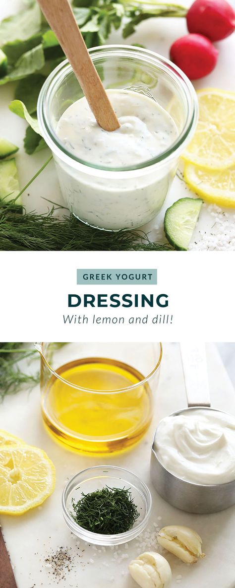 Yogurt Ranch Dressing Recipe, Greek Yogurt Ranch Dressing, Healthy Dressing Recipes, Yogurt Ranch, Yogurt Ranch Dressing, Greek Yogurt Ranch, Greek Yogurt Dressing, Salad Dressing Recipes Healthy, Healthy Greek Yogurt