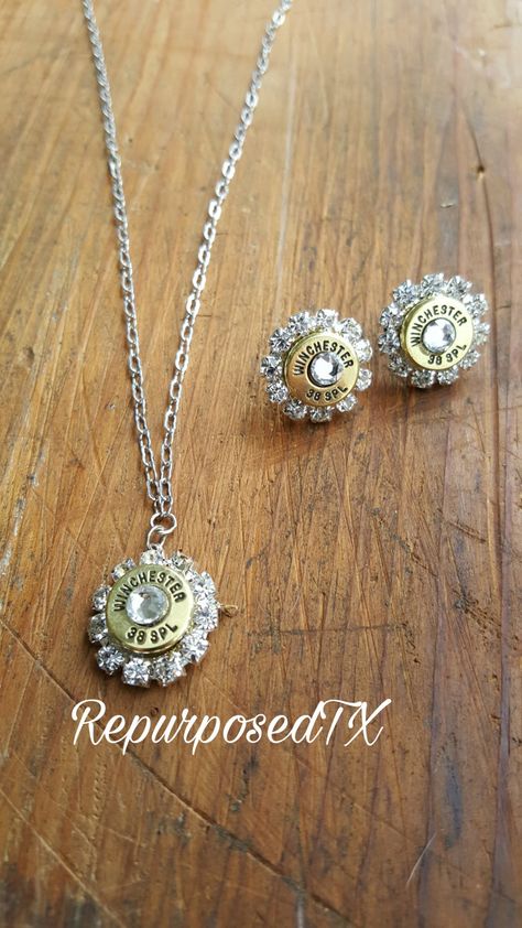 Bullet Shell Jewelry, Shotgun Shell Jewelry, Bullet Casing Crafts, Bullet Casing Jewelry, Hunting Jewelry, Bullet Crafts, Bullet Earrings, Bullet Shell, Bullet Necklace