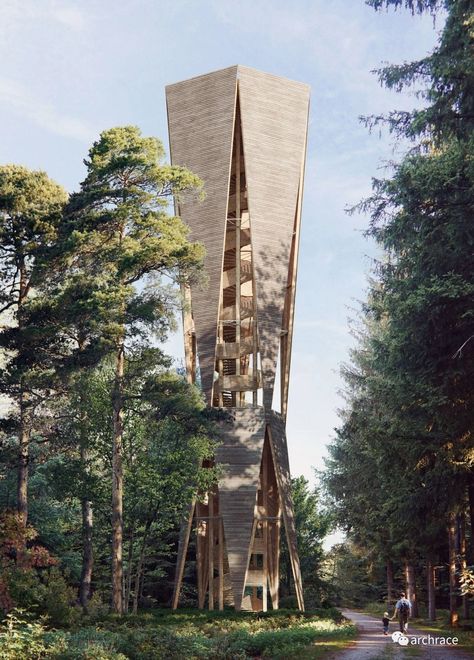 Watching Tower Architecture, Observation Tower Design, Watchtower Architecture, Watch Tower Design, Observation Tower Architecture, Watch Tower Architecture, Bird Watching Tower, Viewing Tower, Bird Hide