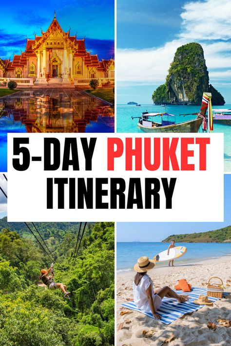 Ultimate 5 Day Phuket Itinerary [My Experience + Pictures!] Phuket Itinerary, Phuket Old Town, Phuket Thailand Travel, Phuket Travel Guide, Thailand Pictures, Phuket Travel, Thailand Itinerary, Thailand Vacation, Thailand Travel Tips