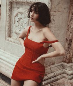 Red Velvet, Red Dress, Backless Dress, Sleeveless Dress, Slip Dress, Velvet, Vogue, Red